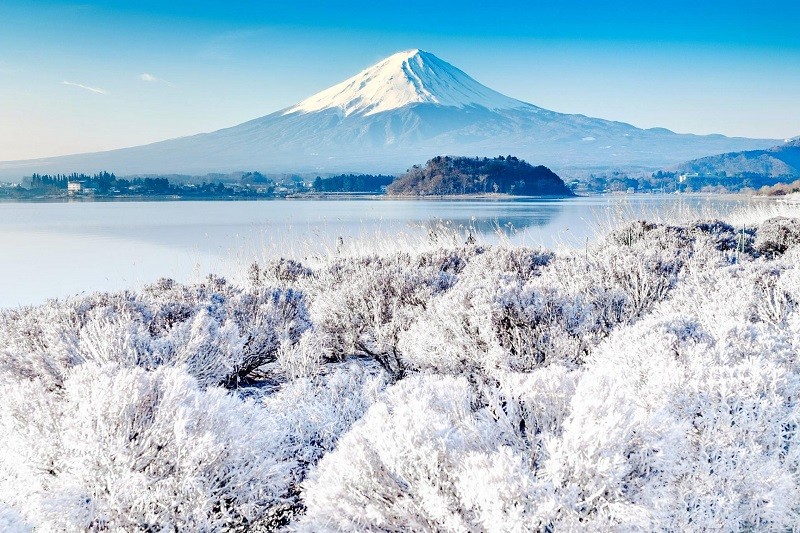 Núi Phú Sĩ vào mùa đông
